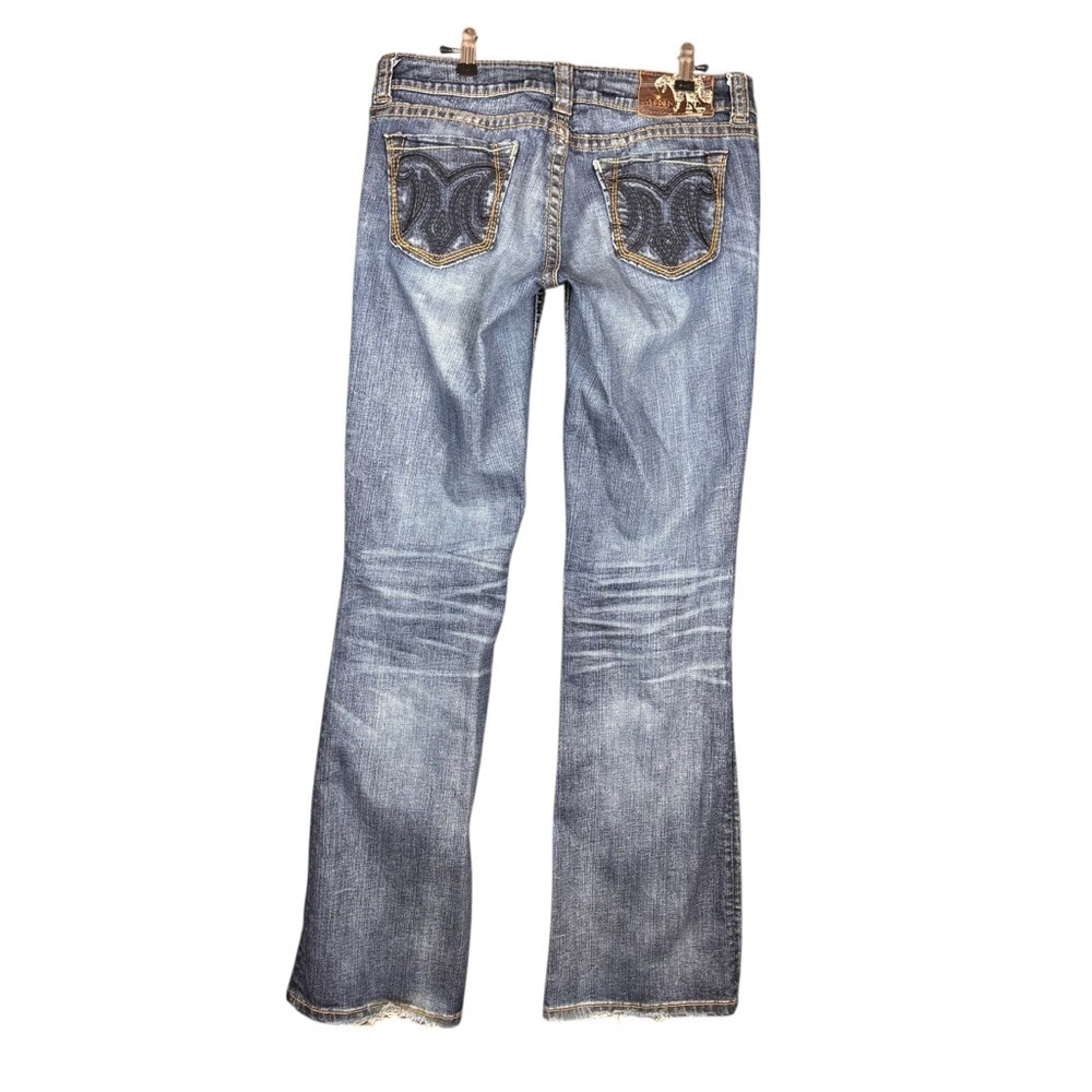 Mek Denim “Tyler” Low-rise Embellished Boot Cut Jeans – Women’s Sz 29x34 - Picture 6 of 16